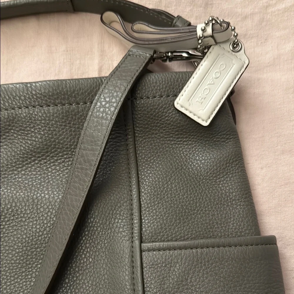 Coach Olive Green Double Strap Shoulder and Crossbody NWT Bag - Picture 4 of 12
